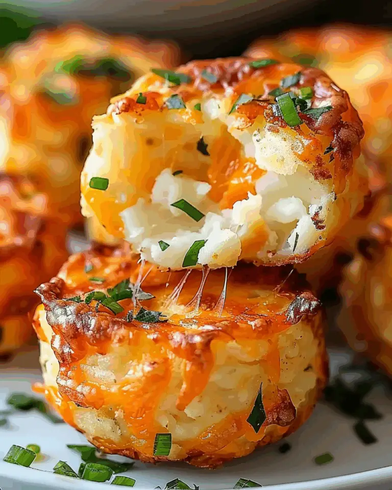 Cheesy Mashed Potato Puff Bites