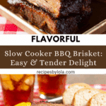 Slow Cooker BBQ Brisket Recipe