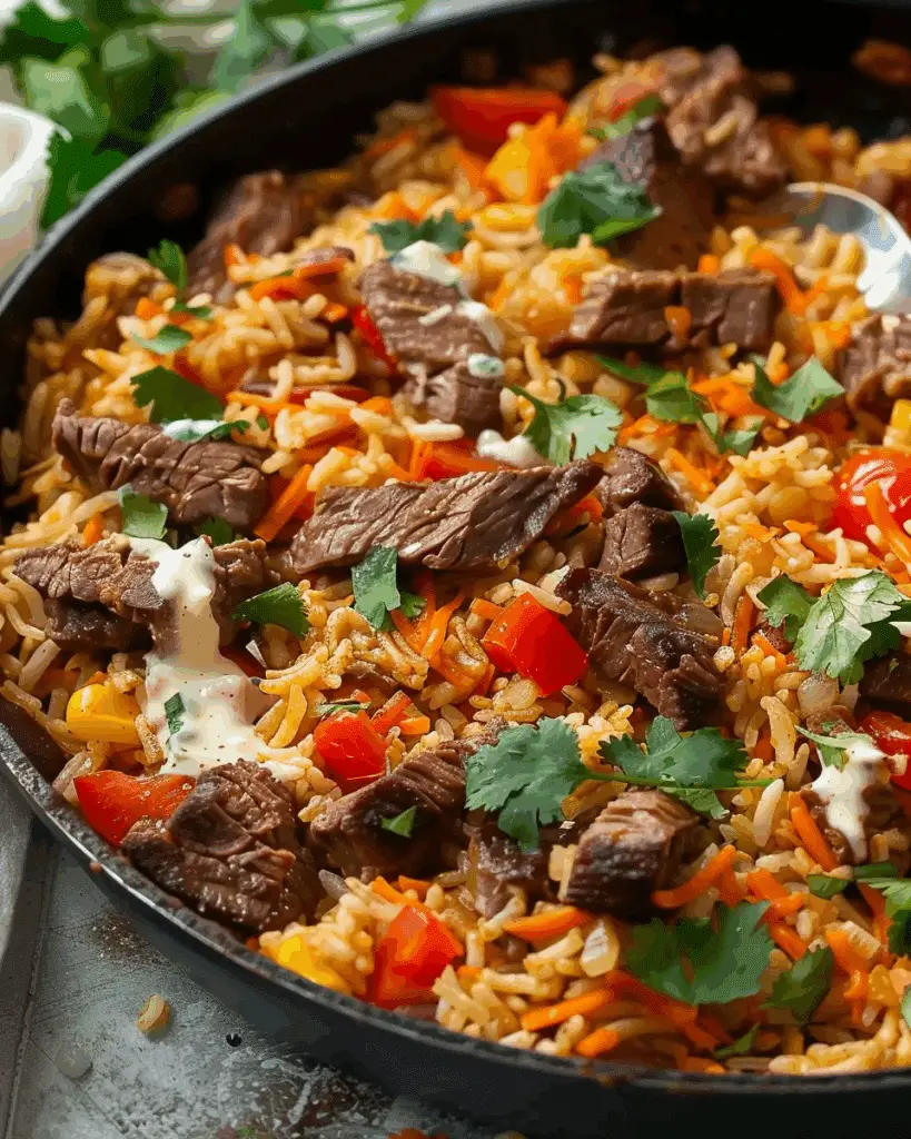 Steak & Queso Rice
