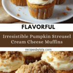 Pumpkin Streusel Muffins with Cream Cheese Filling Recipe
