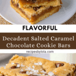 Salted Caramel Chocolate Chip Cookie Bars Recipe