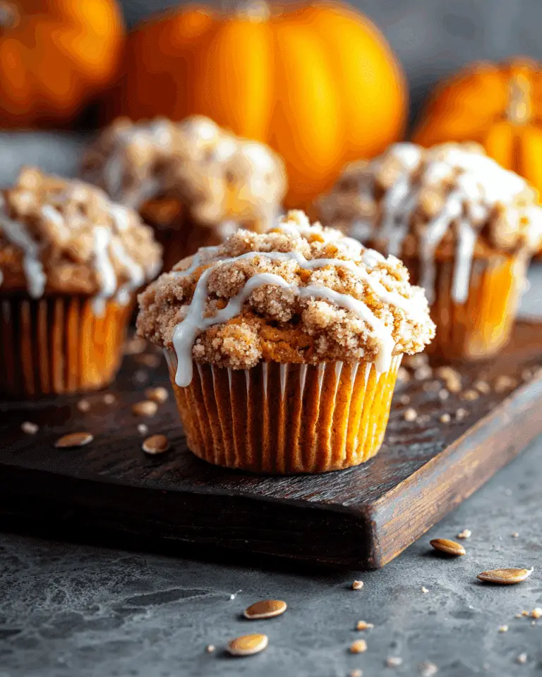Pumpkin Streusel Muffins with Cream Cheese Filling Recipe