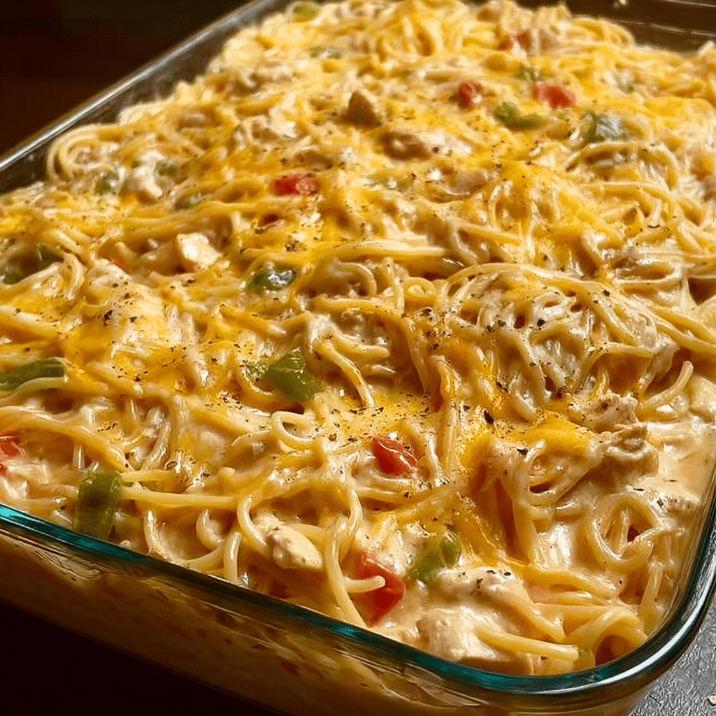 Chicken Spaghetti That Everyone Loves Recipe - Recipe Image
