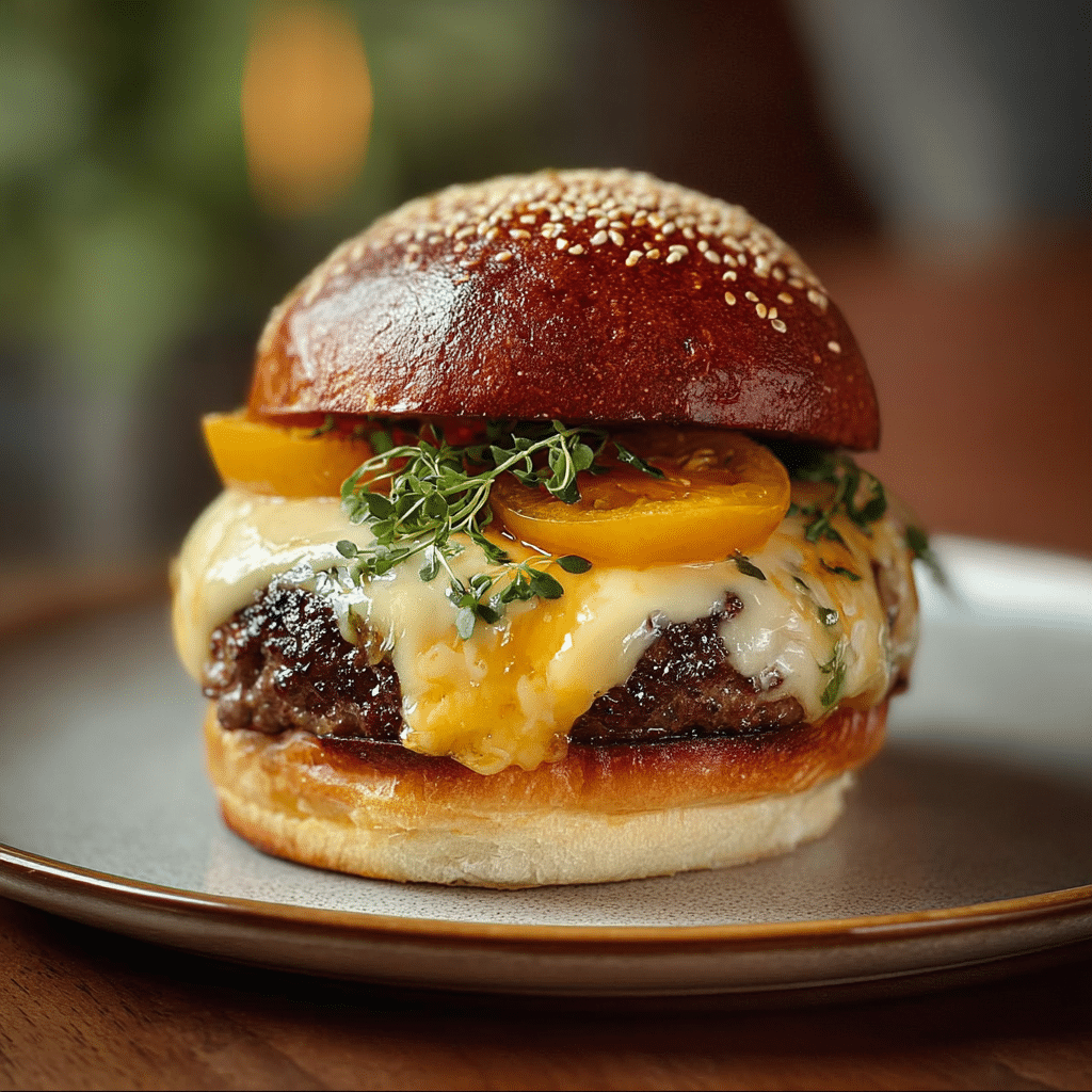 Garlic Overload Burgers Recipe - Recipe Image
