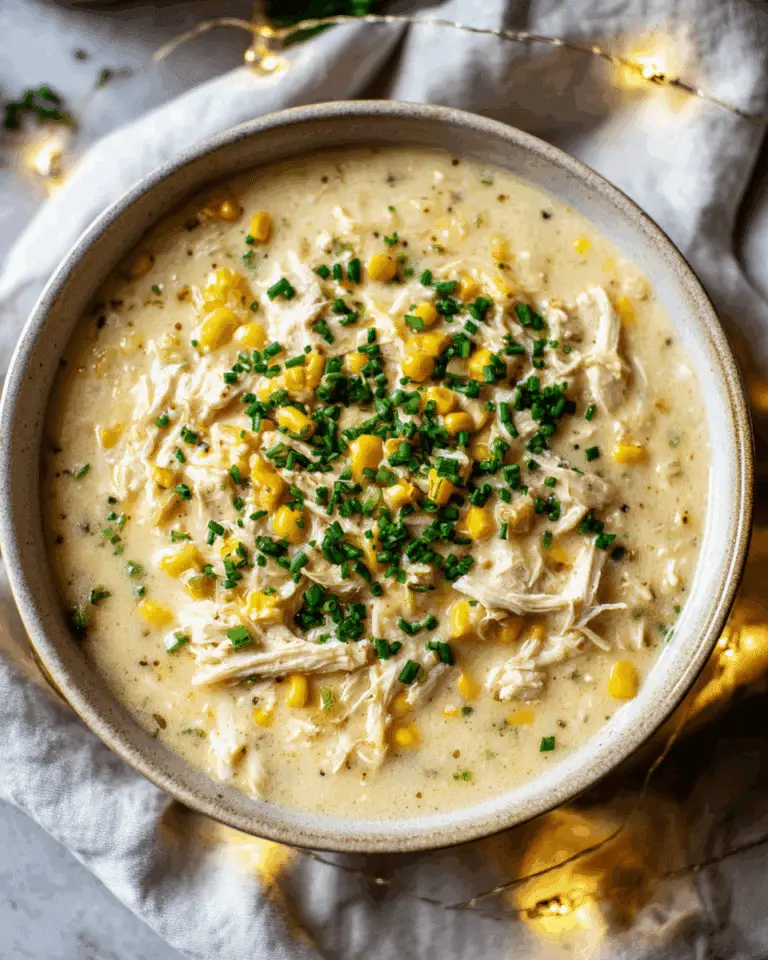 Crockpot Creamy Chicken and Corn Chowder Recipe