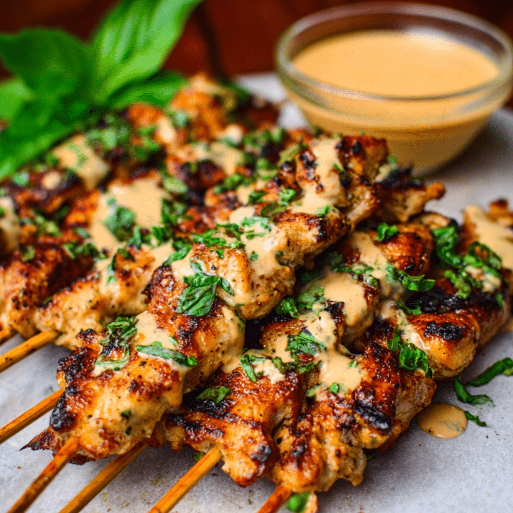 Bang Bang Chicken Skewers Recipe - Recipe Image