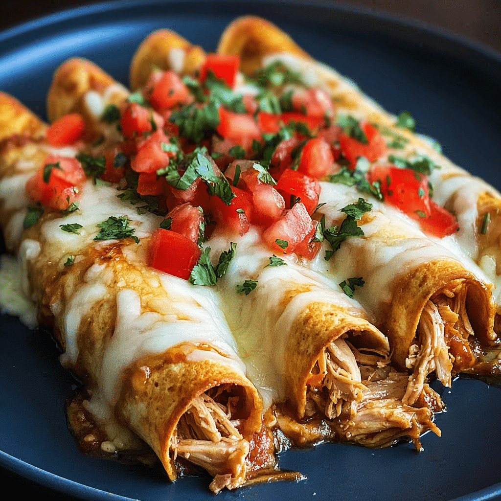 Baked Cream Cheese Chicken Taquitos Recipe - Recipe Image