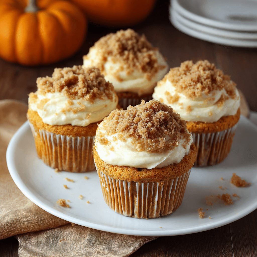 Pumpkin Streusel Muffins with Cream Cheese Filling Recipe - Recipe Image