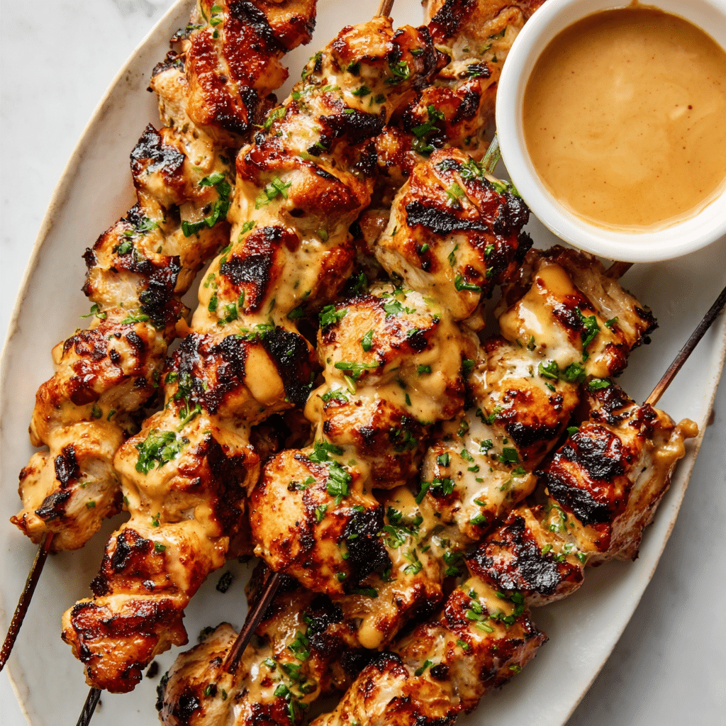 Bang Bang Chicken Skewers Recipe - Recipe Image