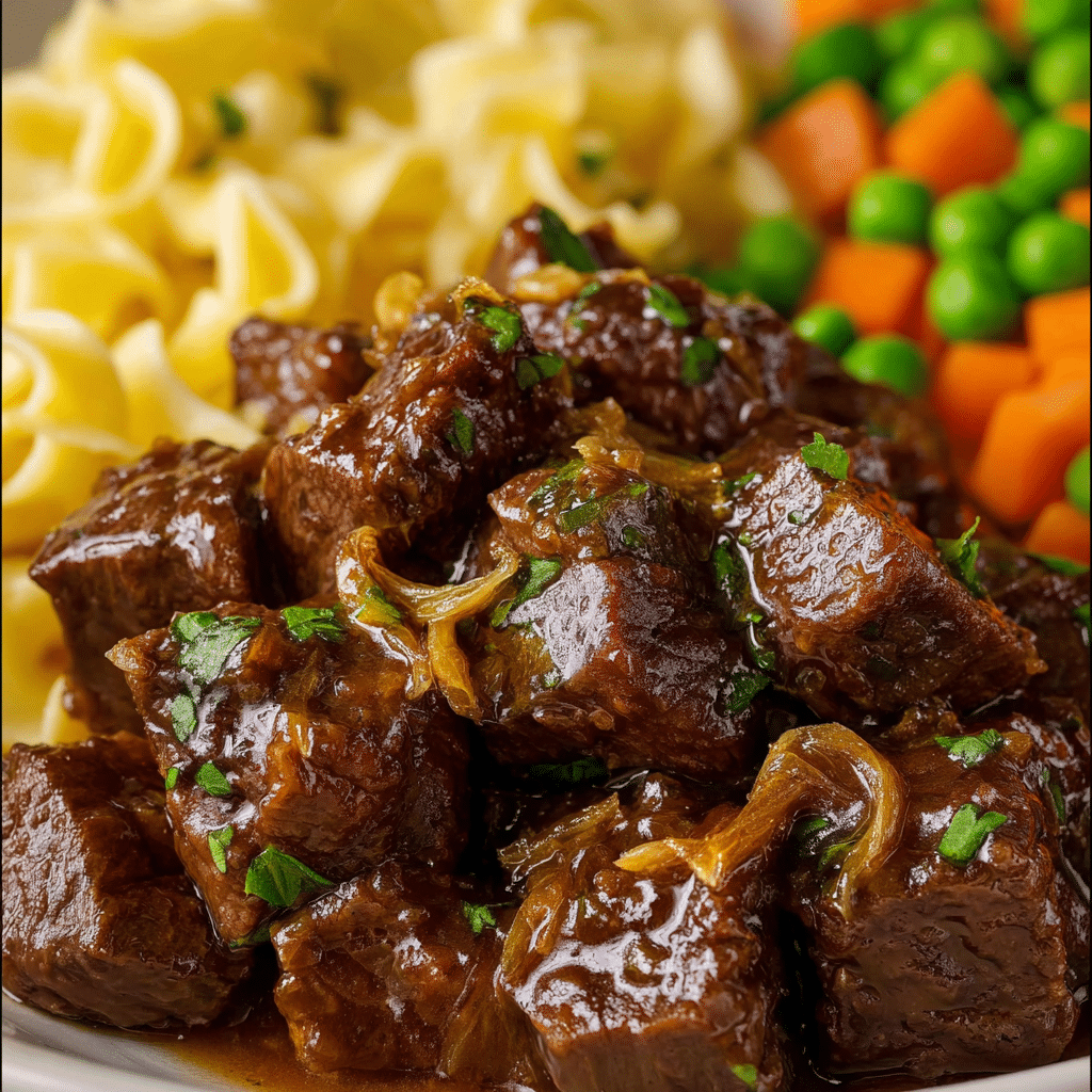 Crockpot Steak Bites Recipe - Recipe Image