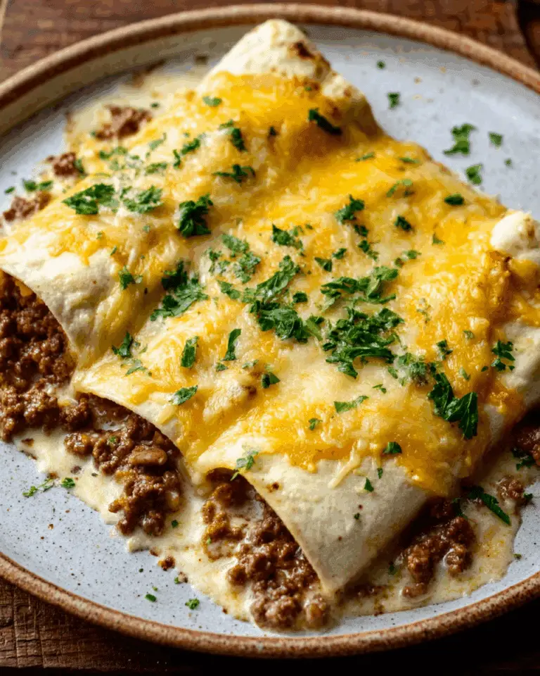 Southern Breakfast Enchiladas with Sausage Gravy