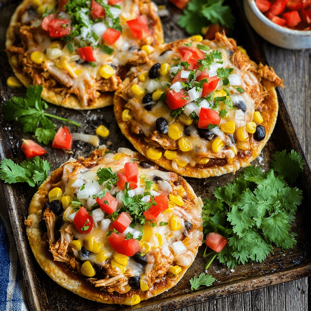 MEXICAN ROTISSERIE CHICKEN TOSTADAS Recipe - Recipe Image