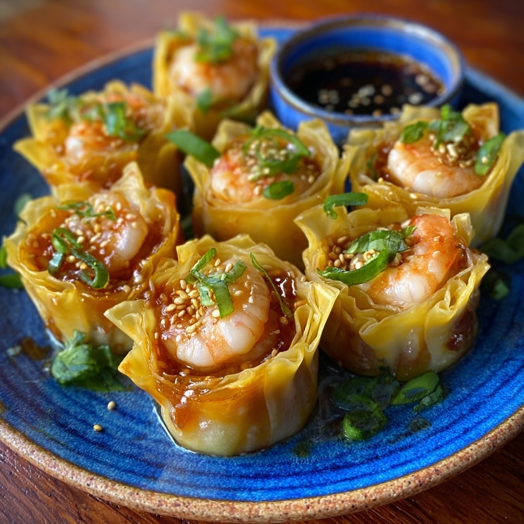 Shrimp and Cream Cheese Wontons Recipe - Recipe Image