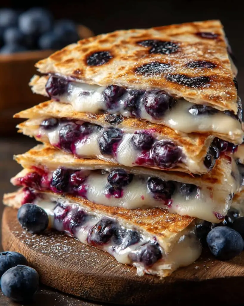 Blueberry Breakfast Quesadilla Recipe
