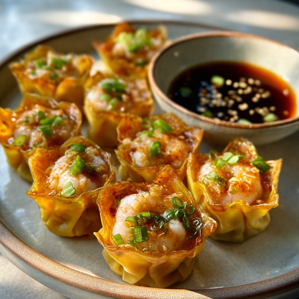 Shrimp and Cream Cheese Wontons Recipe - Recipe Image
