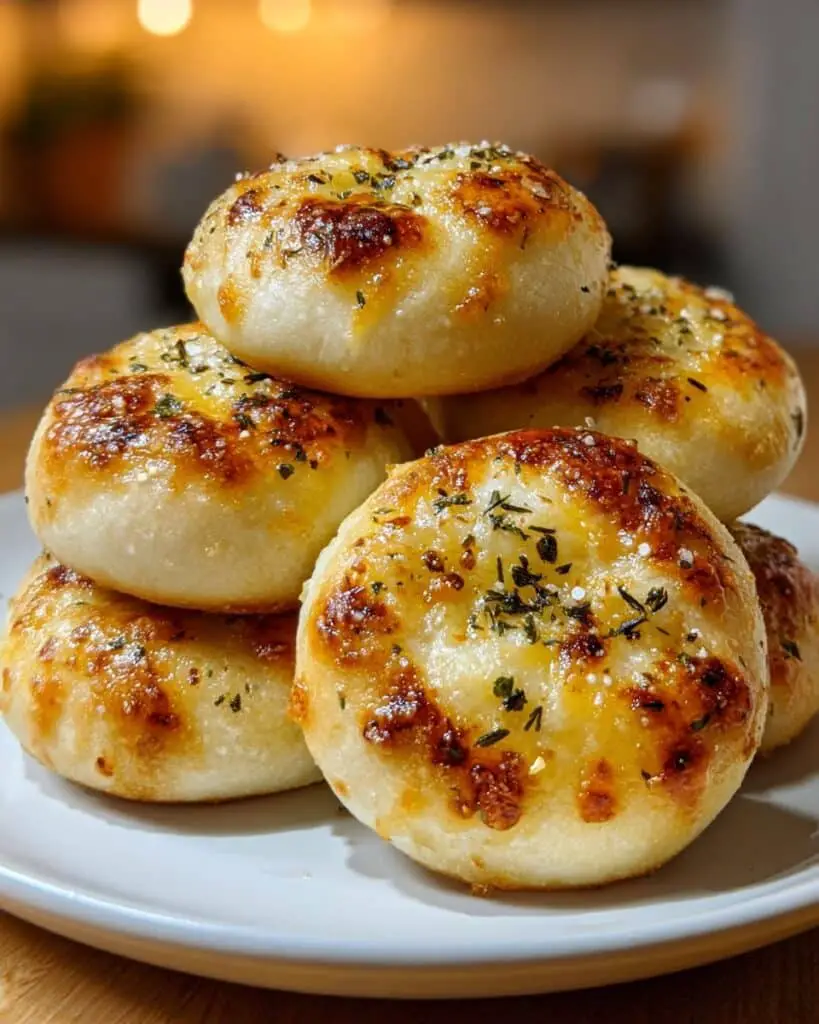 golden crust garlic rosemary focaccia muffins Recipe