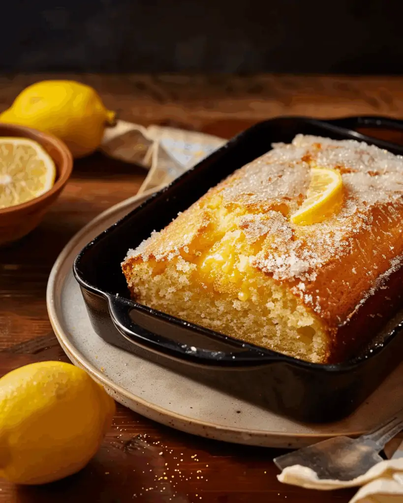 Moist Lemon Cake with Cream Cheese Frosting