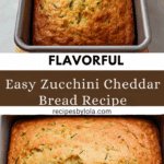 savory zucchini cheddar quick bread Recipe