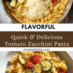 Best Weeknight Tomato Zucchini Pasta Recipe