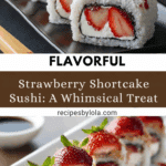 How to Make Strawberry Shortcake Sushi – A Fun Dessert Roll Recipe