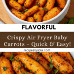 Air Fryer Baby Carrots Recipe