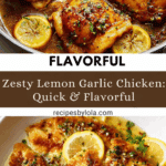 EASY LEMON GARLIC CHICKEN RECIPE