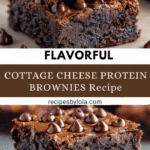 COTTAGE CHEESE PROTEIN BROWNIES Recipe