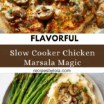 Slow Cooker Chicken Marsala Recipe