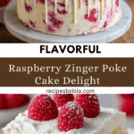 Raspberry Zinger Poke Cake Recipe