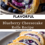 Blueberry Cheesecake Rolls Recipe