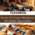 Blueberry Breakfast Quesadilla Recipe