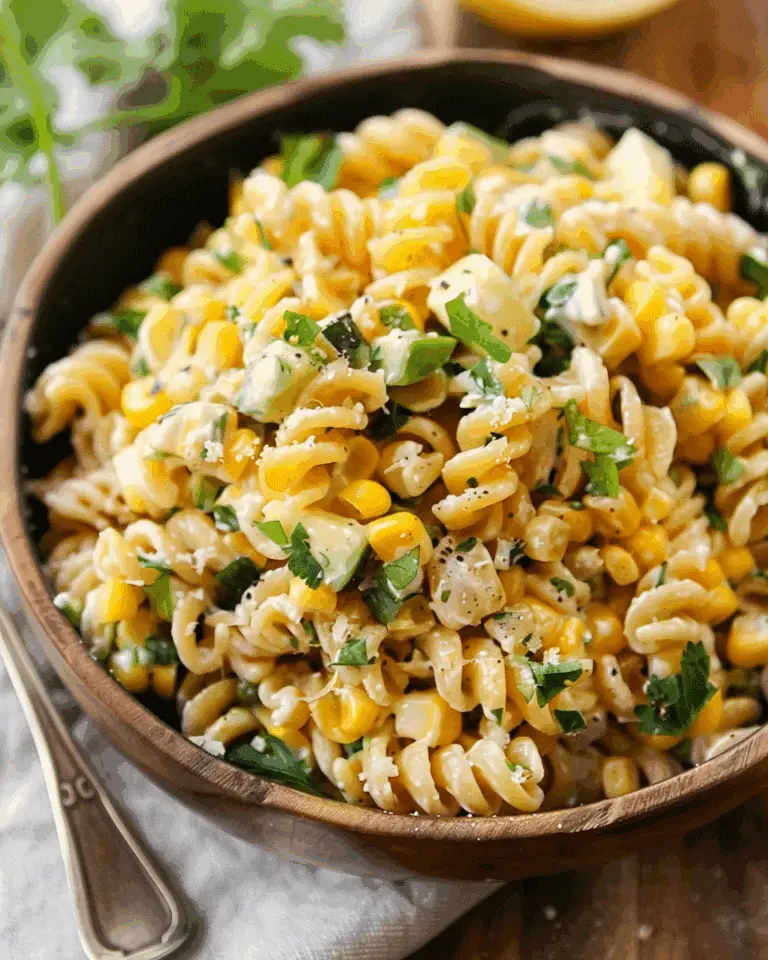 Elote-Inspired Creamy Chicken Pasta Salad