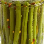 SPICY GARLIC CANNED PICKLED BEANS Recipe