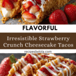 Strawberry Crunch Cheesecake Tacos Recipe