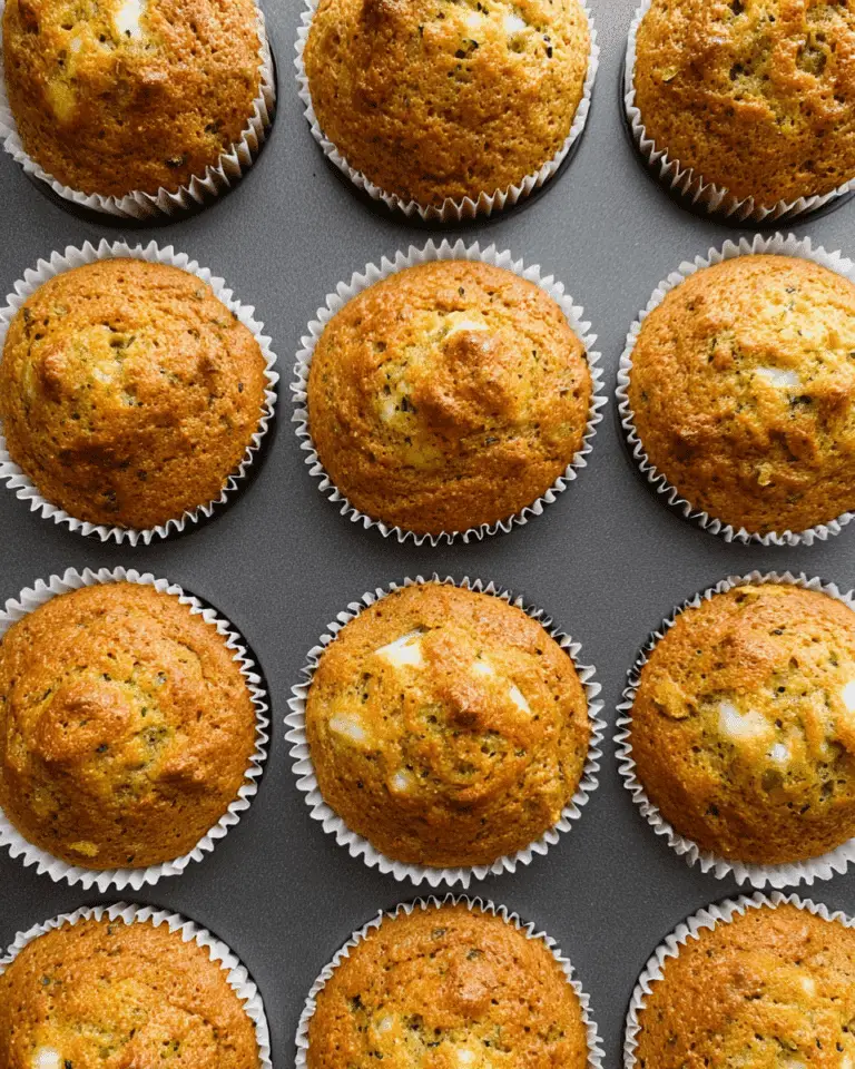 EASY BANANA ZUCCHINI MUFFINS Recipe