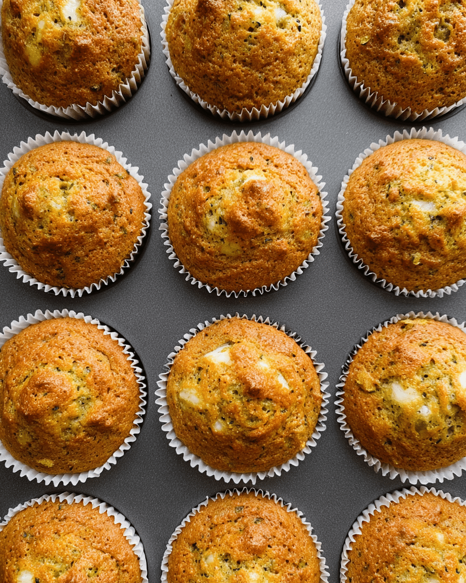 EASY BANANA ZUCCHINI MUFFINS Recipe