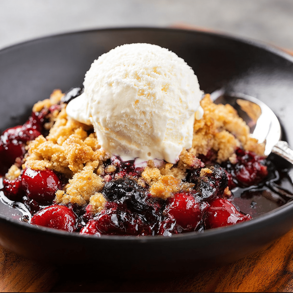 Cherry Berry Dump Cake Recipe - Recipe Image