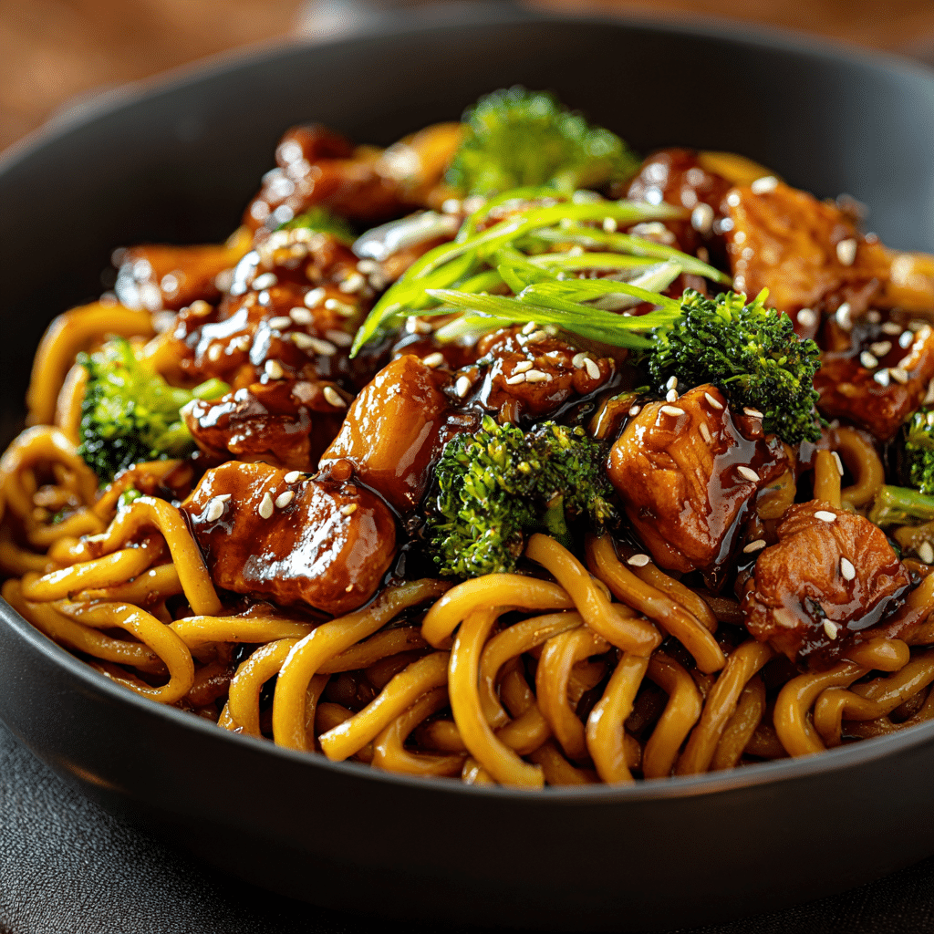 CHICKEN TERIYAKI NOODLES Recipe - Recipe Image