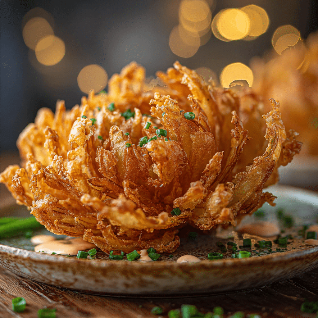Mini Air Fryer Blooming Onions Recipe - Recipe Image