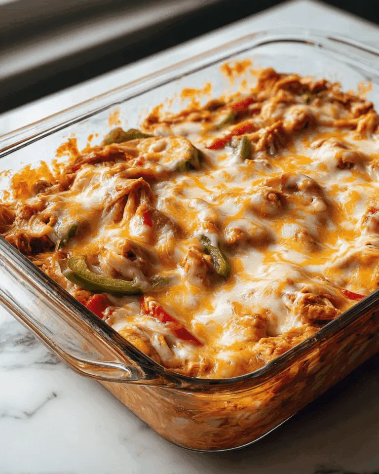 Chicken Fajita Casserole Recipe