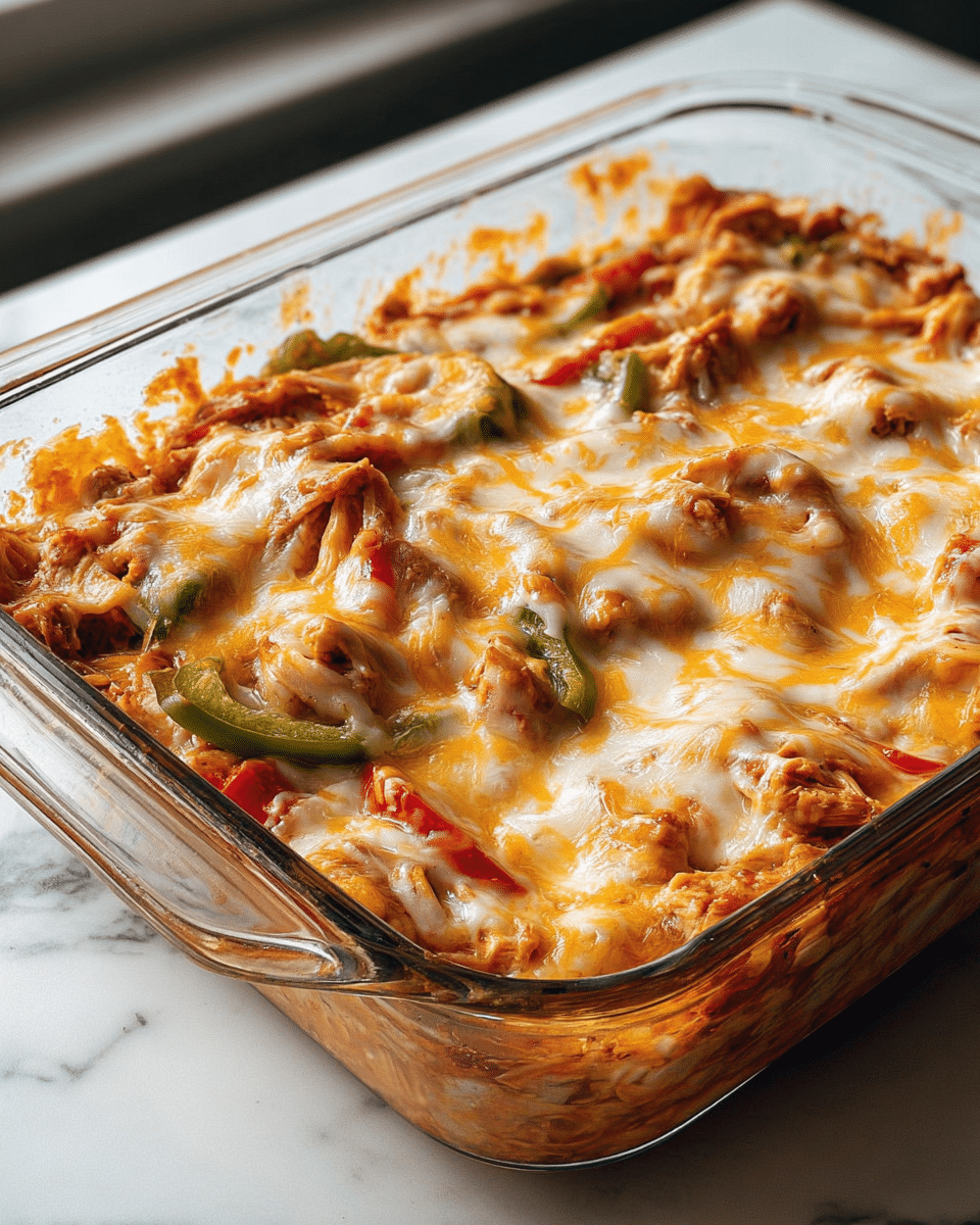 Chicken Fajita Casserole Recipe