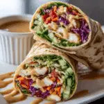 Thai Peanut Chicken Wraps Recipe