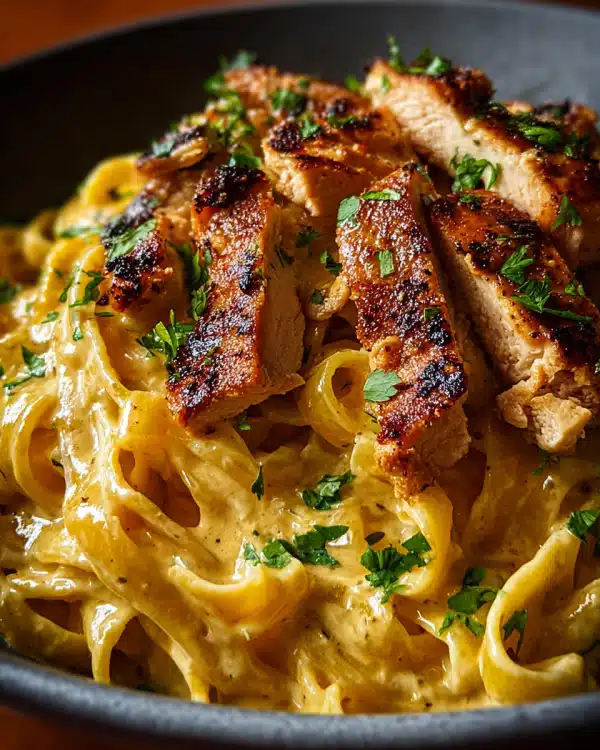 THE BEST COWBOY BUTTER CHICKEN LINGUINE Recipe