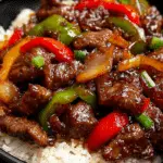 Chinese Pepper Steak with Onions & Peppers Recipe