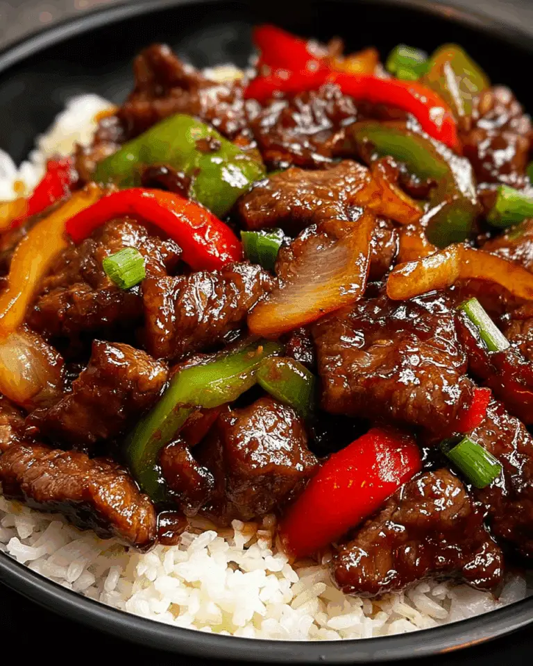 Chinese Pepper Steak with Onions & Peppers Recipe