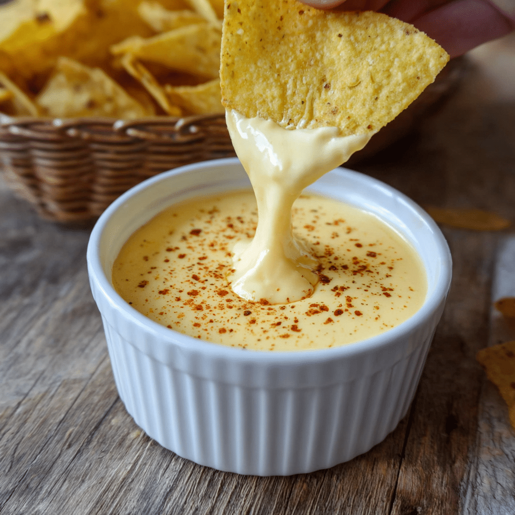 Restaurant Style White Cheese Dip Recipe - Recipe Image