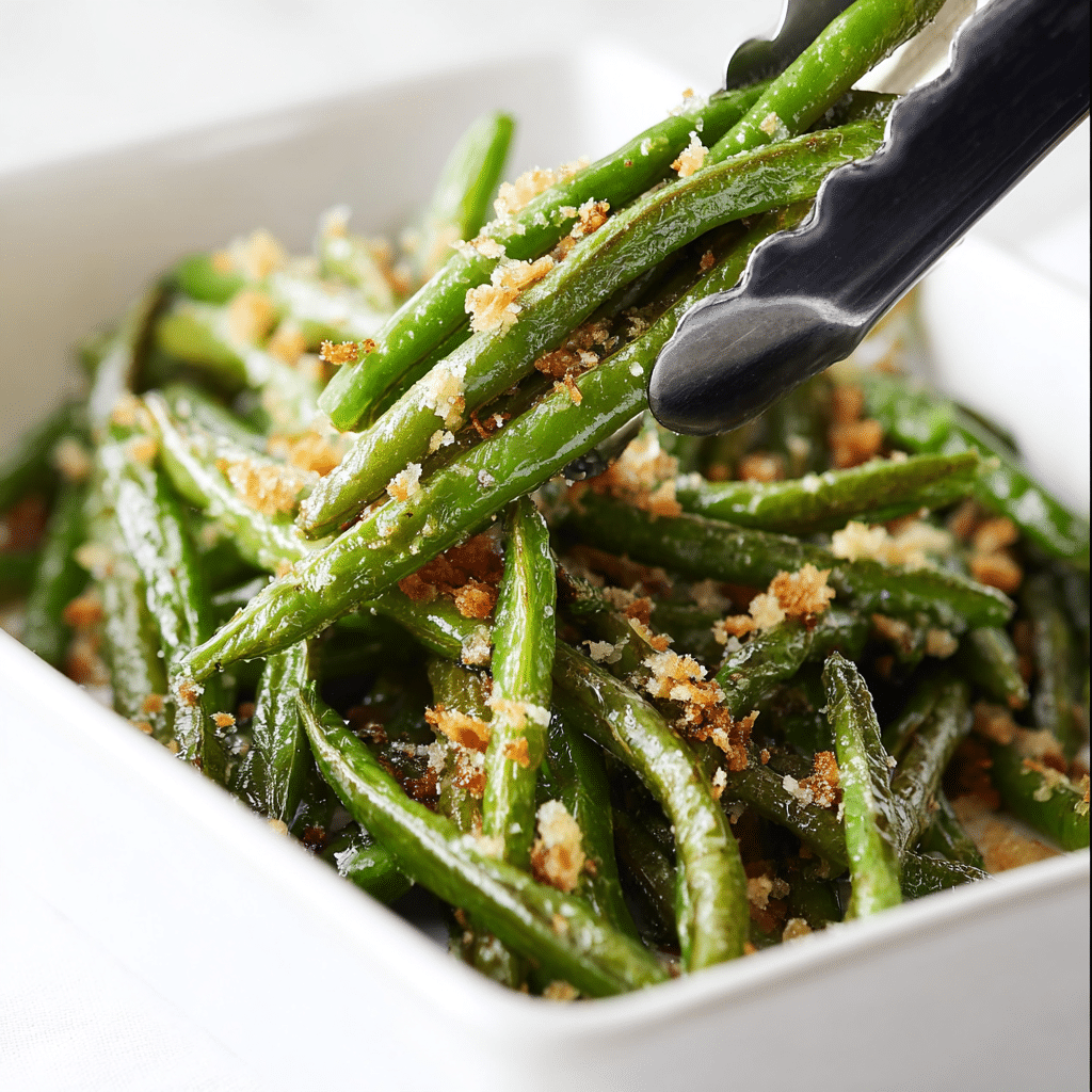Roasted Parmesan Green Beans Recipe - Recipe Image