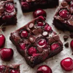 Roasted Chocolate Cherry Brownies Recipe