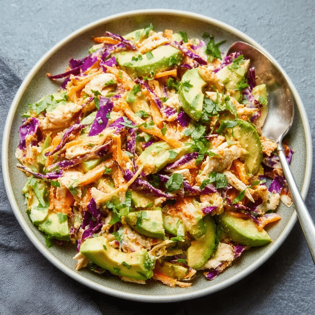 SHREDDED THAI SALAD WITH AVOCADO Recipe - Recipe Image