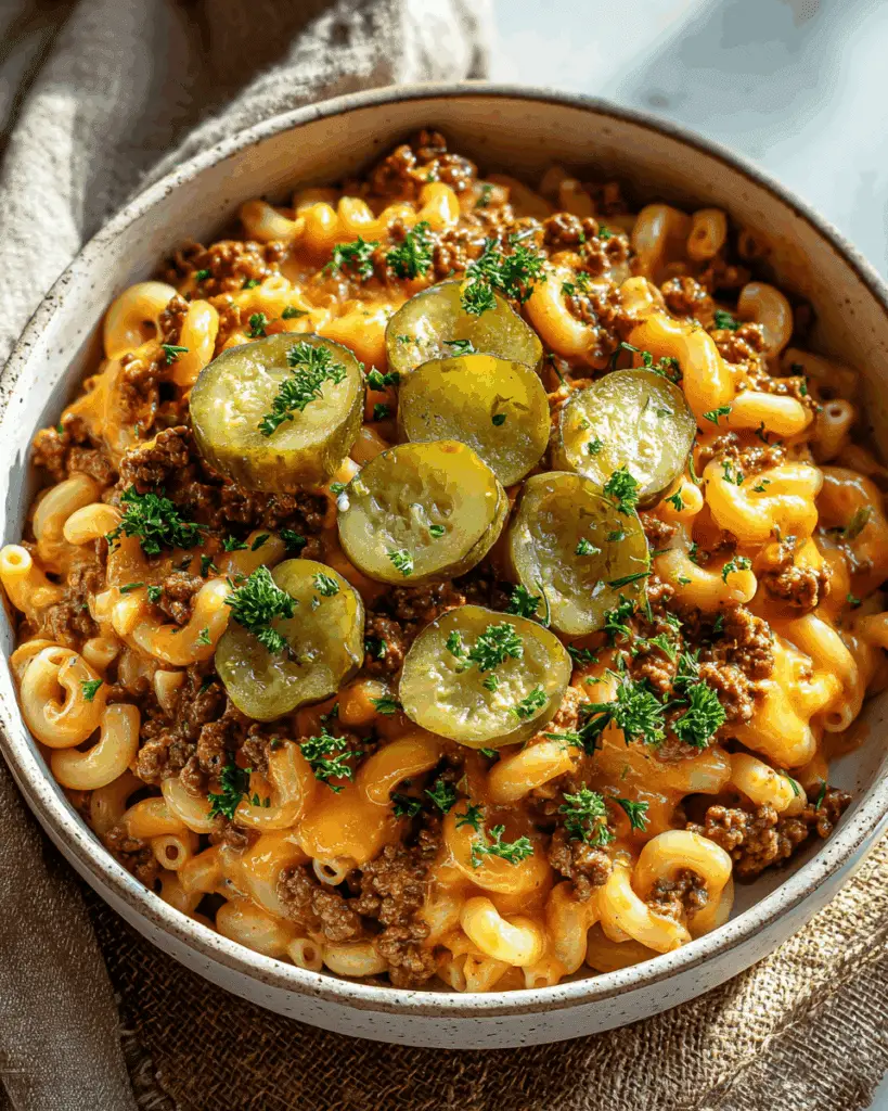 One-Pot Cheeseburger Macaroni Recipe
